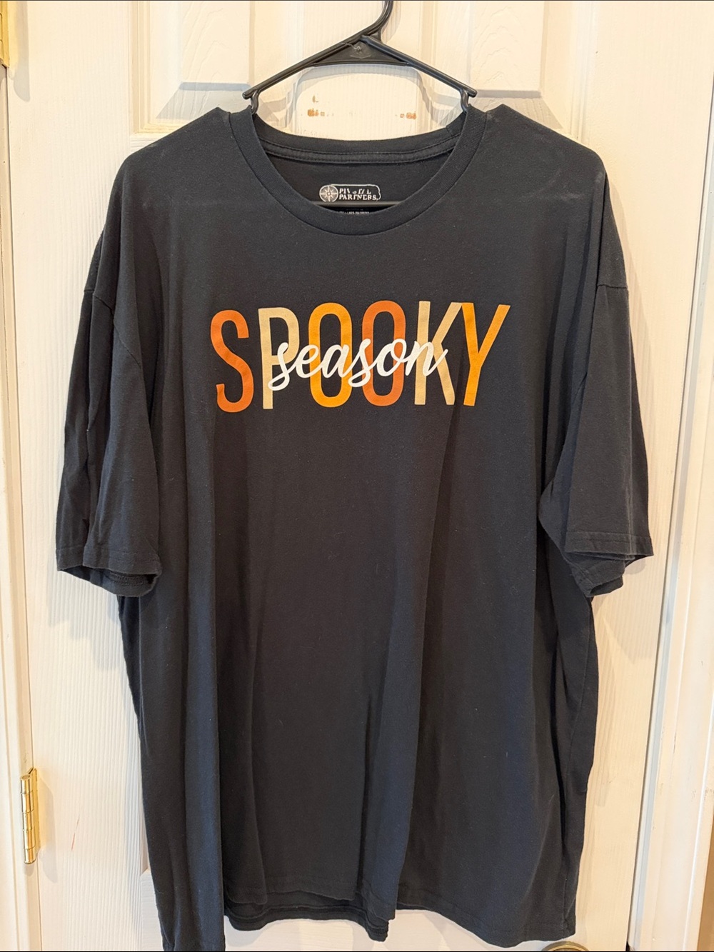 Black "Spooky Season" Graphic Tee - Unbranded